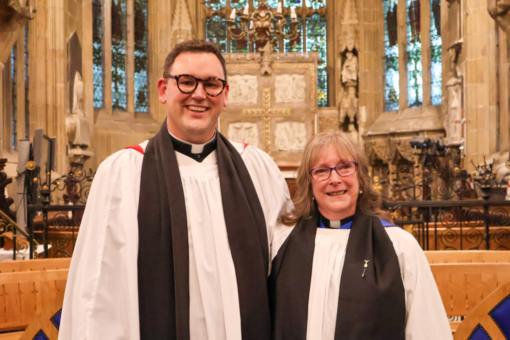 The Reverend R James Tout and The Reverend Petra Goodband